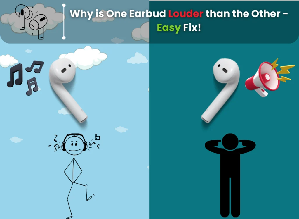 Why is One Earbud Louder than the Other